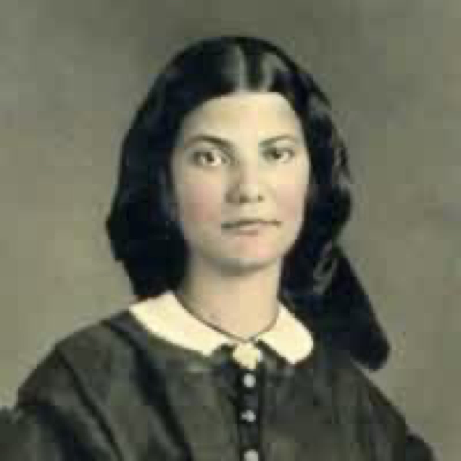 Severely damaged portrait — before restoration