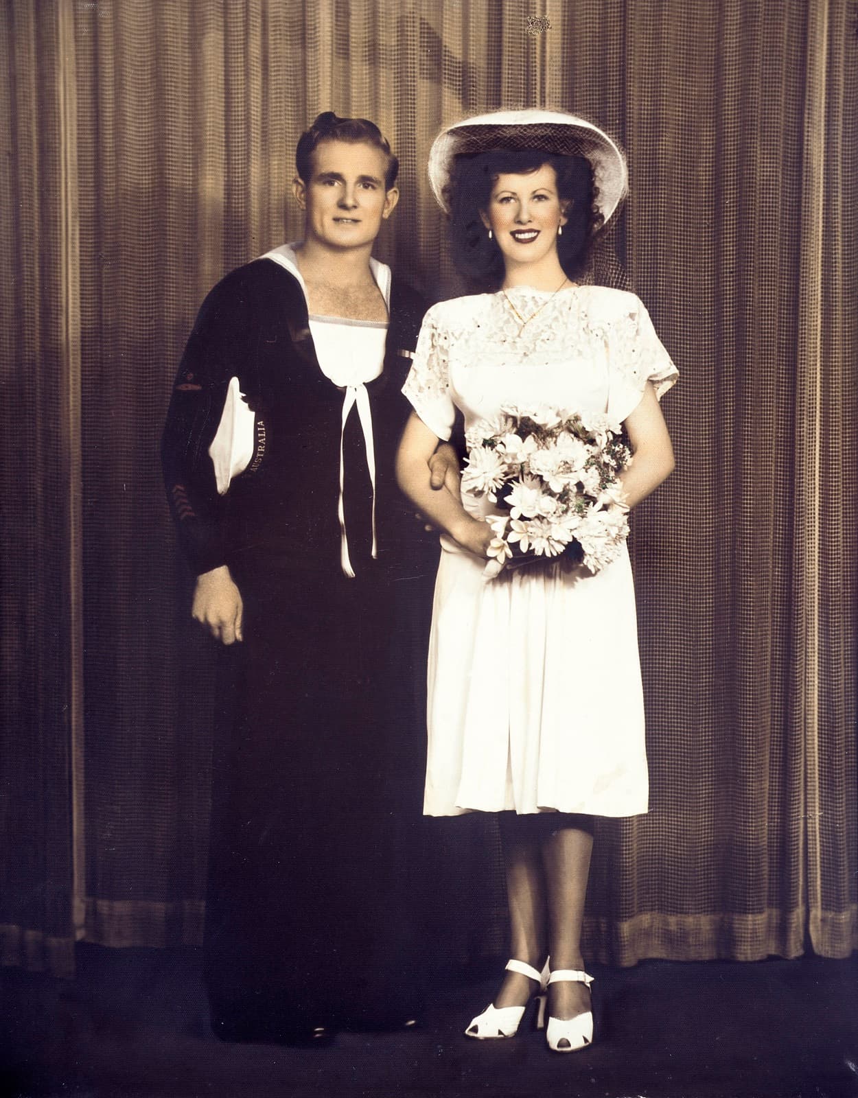 Antique portrait — before restoration