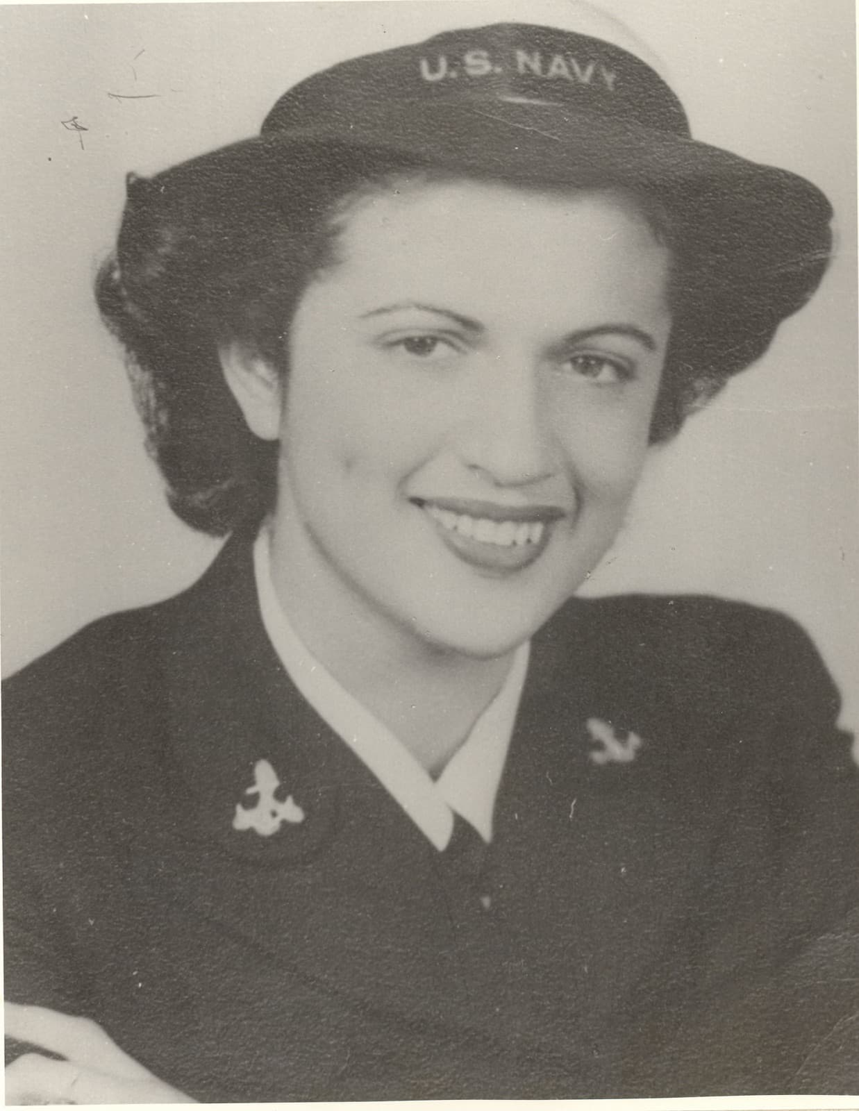 Damaged family photo — before restoration