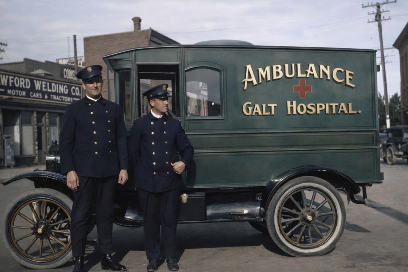 Old print restored — after restoration