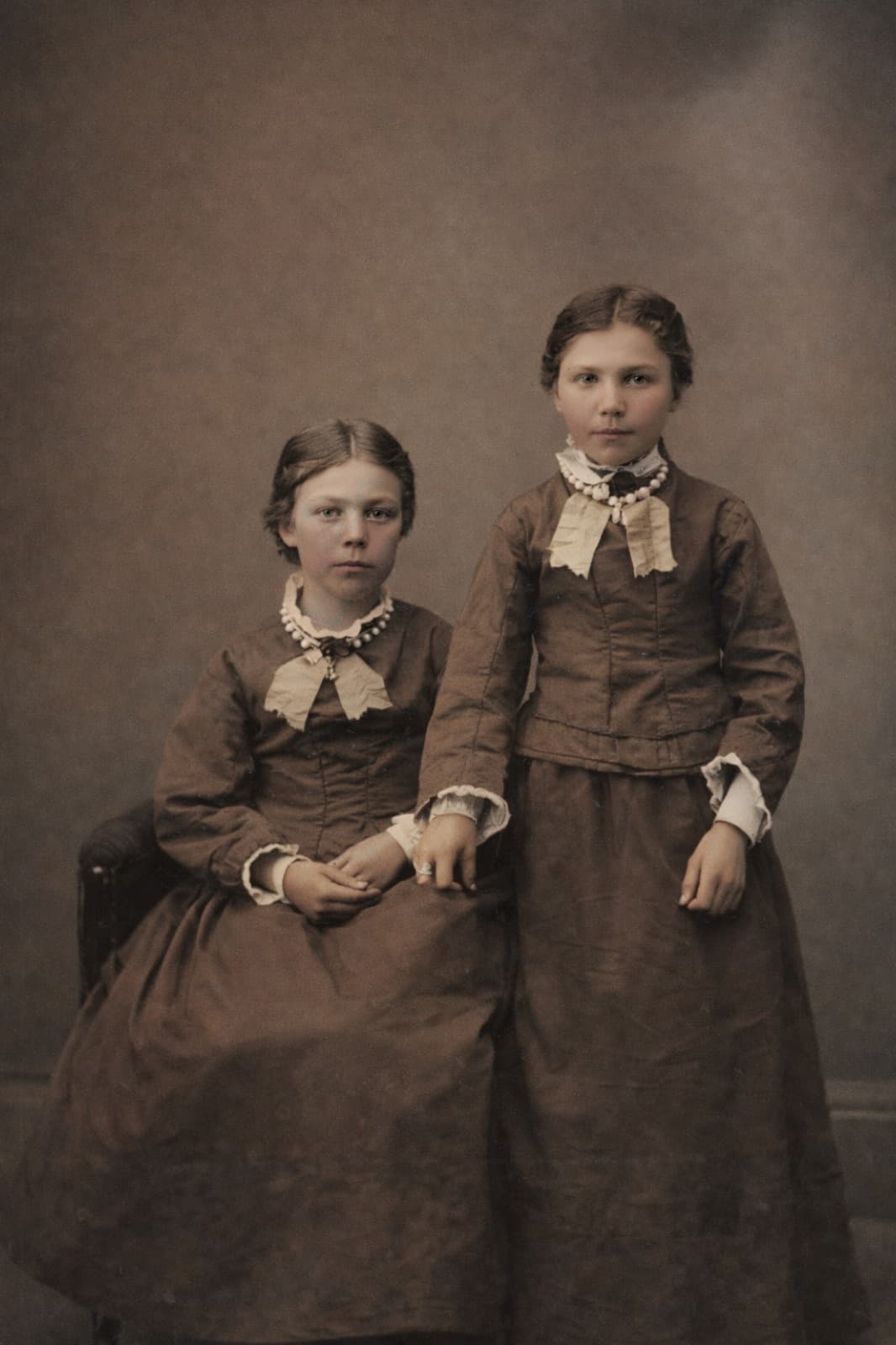 Heavily damaged print — after restoration